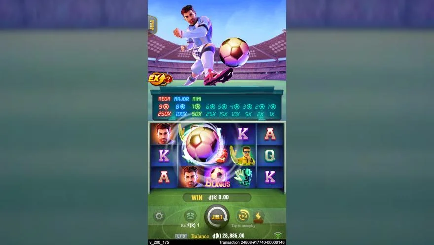 Ảnh bảng biểu tượng & tính năng game World Cup (slot JILI) chơi tại LC79